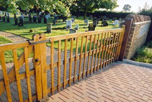 Cemetry gates