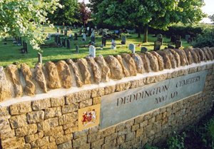 Cemetry gates plaque