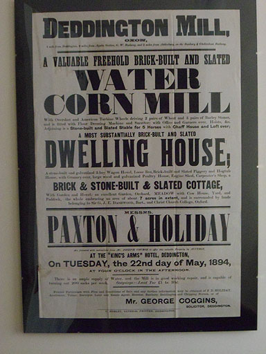 DedingtonMillposter