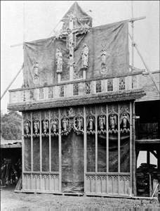 Franklin chancel screen built for Hobart Cathedral, Tasmania